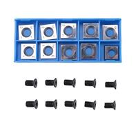 Katnetoly 10PZ 14Mm Inserto Dritto per Taglierina nel Metallo Duro con 10PZ M610Mm per Testa di Taglio un Spirale Elicoidale per Legno/Elicoidale