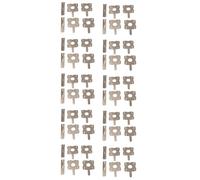 Katnetoly 10Set di Piastre di Nichel per Saldatura A Punti, Placcatura Della Batteria, Fogli di Nichel per, Strisce di Nastri In Acciaio Nichelato, Batterie