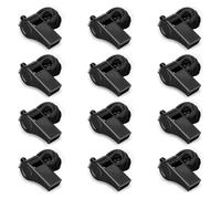 Katnetoly 12 Fischietti Sportivi con Cordino, per Allenatori, Arbitri, Ufficiali. Fischio Ad Alto e Nitido Suono.