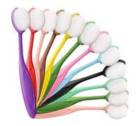 Katnetoly 12 Pennelli per Miscelare Inchiostro Colorato, Frullatore per Sfondo con Inchiostro per Stencil di Carta per Frullatore, Pittura, Disegno Durevole