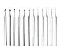 Katnetoly 12 Pezzi di Frese per Gioielli, Strumenti Lapidari con Gambo da 3/32 Pollici, Punte da Intaglio per Utensili Rotanti