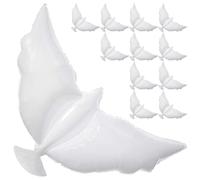 Katnetoly 12 Pezzi di Palloncini A Forma di Rilasciati in Come Decorazioni Bianche per Feste. Lanterne Angeliche Biodegradabili per Funerali.