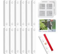 Katnetoly 12 Pezzi per Strisce Magnetiche A Rete Magnetica di Tende da Autoadesivo Universali.