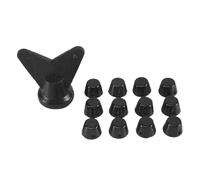 Katnetoly 12 Pezzi Puntali per Scarpe da Calcio Tacchetti da Calcio Professionali M5 Borchie di Ricambio con Chiave per Scarpe da Ginnastica Puntali da 10mm