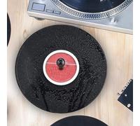 Katnetoly 12 Pollici LP Vinile Etichetta Disco Saver Dischi in Vinile Clean Saver Protezione per La Pulizia dei Dischi Detergente Impermeabile Nero