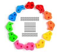 Katnetoly 12 Prese per Arrampicata su per Bambini, Prese per Arrampicata su Parete Rocciosa per Uso Interno Ed Esterno