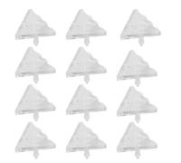 Katnetoly 12 Staffe Angolari nel Acrilico con Semitrasparenti Staffe Trasparenti per Giunti Ad Angolo Retto un 3 Fori