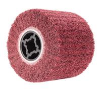 Katnetoly 120x100x19Mm Ruota del Di Sbavatura Di Lucidatura Di Disegno del Della Della Falda Di Nylon Non Tessuta P80 per Acciaio Inossidabile