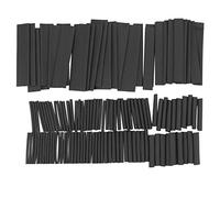 Katnetoly 127PZ Kit Di Assortimento Di Tubi Per Tubi Flessibili Per Guaine Nero Glue