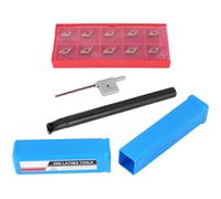 Katnetoly 12PZ Dcmt0702 Inserti del Metallo Duro S12M-Sducr07 Alesatrice 150Mm con Chiave per Tornio Cnc Utensili per Tornitura Interna