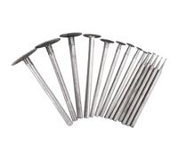 Katnetoly 14 Pezzi di Punte per Rettifica In Pietra Diamantata - Gambo da 3/32 Pollici per il Personalizzatore, Accessori per Utensili Rotanti Ad Alta Precisione