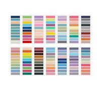 Katnetoly 140 Libri con Schede per L'Annotazione Dei Colori, Schede Adesive Trasparenti per Appunti, Segnalibri Morandi per Quaderni (2800 Pezzi), Facile Installazione, Facile da Usare.