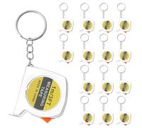 Katnetoly 15 Pezzi di Metro A Nastro Retrattile Mini con 1 M/3 Ft Pollici/Metrici