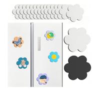 Katnetoly 15 Pezzi di Tela per Dipingere Magnetiche, Decorativi DIY, Pittura, Regali (3 Pollici, A Forma di Fiore)