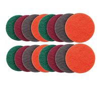 Katnetoly 16 Cuscinetti per Lucidatura da 5 Pollici per Legno, Acciaio Inossidabile, Mobili, Grana 180 400 800 1500