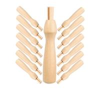 Katnetoly 16 Pezzi Che Colpiscono Strumenti Divertenti per per Infeltrimento Maniglie per Infeltrimento Kit Manici per Infeltrimento Ad Ago Kit Perforazione Componente in Legno