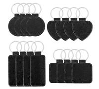 Katnetoly 16 Pezzi Spazi Vuoti Sublimazione nel Pelle PU Trasferimento di Sublimazione DIY