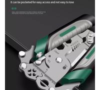 Katnetoly 18 In 1 Spellafili Pieghevole, Pinza e Spelafili Pieghevole, Pinza Spelafili Multifunzionale, Pinza Tagliacavi