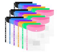 Katnetoly 18 Organizzatore Tasca del Raccoglitore da Pacchetto - 11 Fori Espandibili Cartelle di Legante per il Documento Ad 2/3/4