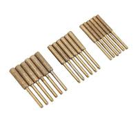 Katnetoly 18 Pezzi Diamantati per Affilacoltelli per Motoseghe, Affilacoltelli per Seghe A Catena in Pietra Diamantata per Utensile per Levigatura A Catena di Lucidatura