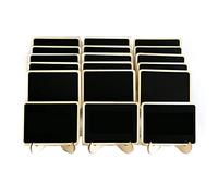 Katnetoly 18 Pezzi Mini Lavagna Insegne per per Feste Etichette per Alimenti per Tavolo da Buffet per Feste Piccola Lavagna Insegne per Feste