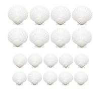Katnetoly 18PCS Conchiglie di Capesante Naturali, Conchiglie di Capesante Naturali da Spiaggia per Fai-da-Te, Pittura, Cottura per Cottura di Conchiglie, Fai-da-Te, Pittura