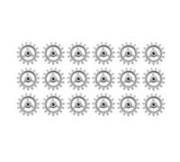 Katnetoly 18Piece Gear Barbecue Frame Gear Accessori Resistenti al Parti Fai-Da-Te Mini Ruota Girevole Automatica