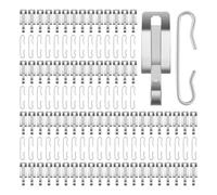 Katnetoly 192 Pezzi Clip per Cavi Termici per Tetto Clip per Cavi e Distanziatori Kit Clip per Cavi Clip per Grondaie Clip per Cavi Esterni Clip per Riscaldatore Durevoli Facili da Usare