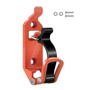 Katnetoly 1pcs Bracket Monte A Parete per Ascia Pala - Morsetto per Utensili A Rilascio Rapido In Arancione per la Barca per per Auto