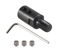 Katnetoly 1Pcs M10 8 Mm Dc Adattatore per Albero Motore per Trapano a di Giunzione Collegamento Giunto Giunto Connettore Manicotto Utensili Accessori