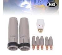 Katnetoly 1Set 24kd Ugello con Supporto per la Protezione del Rivestimento da 1,2 mm per Torcia per Torcia da Saldatura MIG da 24