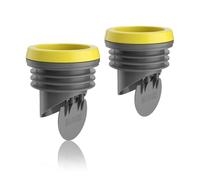 Katnetoly 2 Anelli per per Flange per WC con Valvola di Prevenzione del Riflusso - per Ciotola per Spessa Adatto A Linee di Scarico da 3,2-4 Pollici