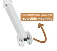 Katnetoly 2 Confezioni di Cerniere A Molla A Gas 150N per Coperchi Pesanti per Mantenere, Rallentare e Chiudere Dolcemente, Cerniere Idrauliche