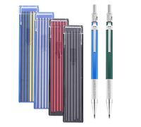 Katnetoly 2 Matite per Saldatori, Matite Meccaniche, Pennarello per Saldatura In Metallo con 48 Ricariche Rotonde per Saldatore per Tubi