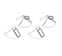 Katnetoly 2 Paia di Occhiali di Sicurezza Protezioni Laterali per Occhiali Protezioni Laterali Antiscivolo su Protezioni Laterali per Occhiali di Sicurezza