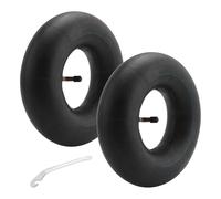 Katnetoly 2 PCS 4.10/3.50-4 Pollici Camera d'Aria Pneumatico per Carrello A Mano, Carrello, Carrello A Mano, Tosaerba, Camera d'Aria di Ricambio 4.10-4 con Piede di Porco