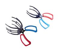 Katnetoly 2 PCS Pinza da Pesca Greppia Pinza di Controllo del Pesce, Pinza per Pesce, Come Mostrato per la Presa della Maggior Parte dei Pesci d'Acqua (3 Artigli + 2 Artigli)