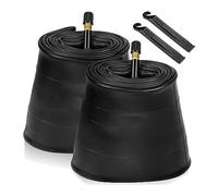 Katnetoly 2 Pezzi 20X4.0 Fat Bike Tube con Valvola AV 32mm, Camere d'Aria per Bici con 2 Leve per Pneumatici, per Sostituzione Bici da Strada/Montagna/E-Bike