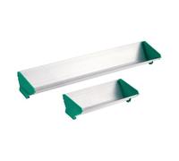 Katnetoly 2 Pezzi 6 Pollici 16 Pollici Doppio Bordo Alluminio Emulsione Scoop Coater per Serigrafia Strumento di Rivestimento