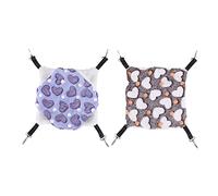 Katnetoly 2 Pezzi Cavia Ratto Amaca Cavia Criceto Furetto Appeso Amaca Giocattoli Letto per Piccoli Animali Cincillà Piccolo