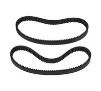 Katnetoly 2 Pezzi Cinghia di Guida Cinghia Accessoria Cinghia Dentata di Trasmissione 535 5M 15 535-5M-15 per E-Scooter Cinghia di Ricambio Bici Elettrica