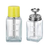 Katnetoly 2 Pezzi da 180 Ml di Distributore di Pompe Bottiglia Push Down Pump Bottle per il Distributore di Rimozione del Trucco Alcolici per il Trucco