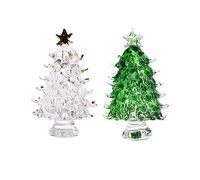 Katnetoly 2 Pezzi di di Natale in, Mensola del Caminetto, Decorazione per Scrivania, Piante Artificiali, Albero di, in