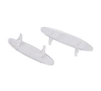 Katnetoly 2 Pezzi di Espositore Portapenne nel Acrilico, Organizzatore Porta Pennelli Cosmetici Trasparente