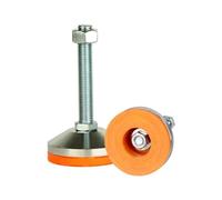 Katnetoly 2 Pezzi di Livellatore per Gambe per Impieghi Gravosi, Livellatore per Gambe con Base da 3,14 Pollici di Diametro, Piedini di Livellamento Regolabili con Filettatura M16