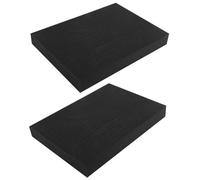 Katnetoly 2 Pezzi di Schiuma Selezionabile per Cassetta Degli Attrezzi, Inserti In Schiuma Pretagliata, Schiume Ombreggianti Ad Alta Densità, 350x250x40 mm