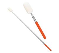 Katnetoly 2 Pezzi di Spugna Telescopica per Ceramica, Strumenti di Fango In Ceramica Retrattile, Spugna di Argilla su un Bastone con Manico