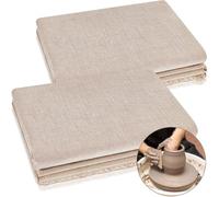 Katnetoly 2 Pezzi di Stoffa di in Ceramica, Strumento per Scultura in Argilla di, Lavabile e Riutilizzabile, per Pittura con, 39 X 59 Pollici