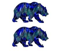 Katnetoly 2 Pezzi Fai da Te Kit Mosaico Catena Montuosa Funy Girasole in Vetro Colorato Artigianale in Vetro Colorato Kit Mosaico Volpe Facile da Usare, A