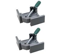 Katnetoly 2 Pezzi Morsetto A Clip Ad Angolo Retto Maniglia Singola Morsetto Ad Angolo di 90 Gradi Ganascia Oscillante Regolabile per Saldatura di Metalli su Telai di Carpenteria